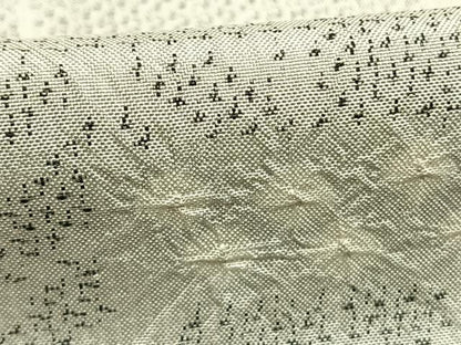 平和屋着物●上質な紬　絞り　色紙重ね文　正絹　逸品　AABJ4268fy