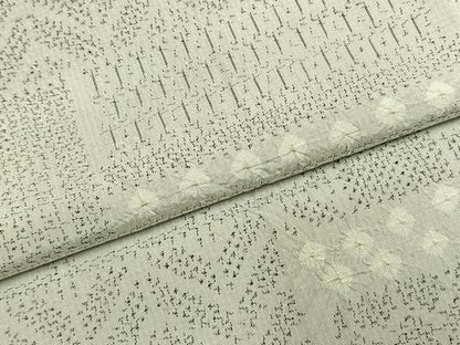 平和屋着物●上質な紬　絞り　色紙重ね文　正絹　逸品　AABJ4268fy