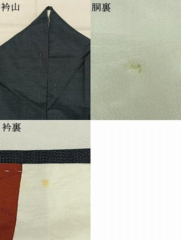平和屋着物●都喜ヱ門　本場大島紬　訪問着　カタス9マルキ　風景文　藤絹織物謹製　正絹　逸品　AABJ4273fy