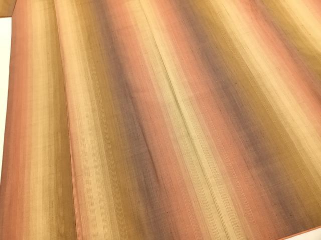 平和屋着物●上質な紬　間道　正絹　逸品　AABJ4282fy