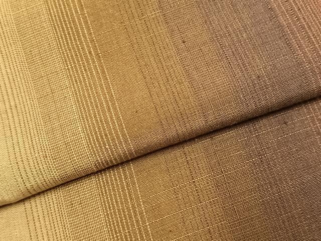 平和屋着物●上質な紬　間道　正絹　逸品　AABJ4282fy