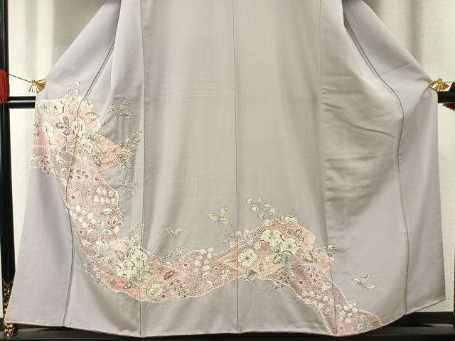 平和屋着物●訪問着　絞り　辻が花　正絹　逸品　AABJ4284fy