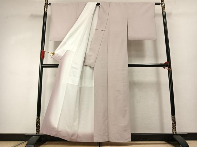 平和屋着物●洗える最高級着物　＜英＞はなぶさ謹製　小紋　菱文　洗える着物　AABJ4285fy