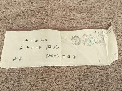 平和屋着物●江戸小紋　流水文　浜ちりめん　反端付き　正絹　逸品　AABJ4287fy