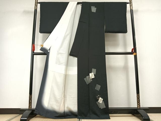 平和屋着物●訪問着　色紙重ね文　金彩　鈴乃屋扱い　正絹　逸品　未使用　AABJ4297fy