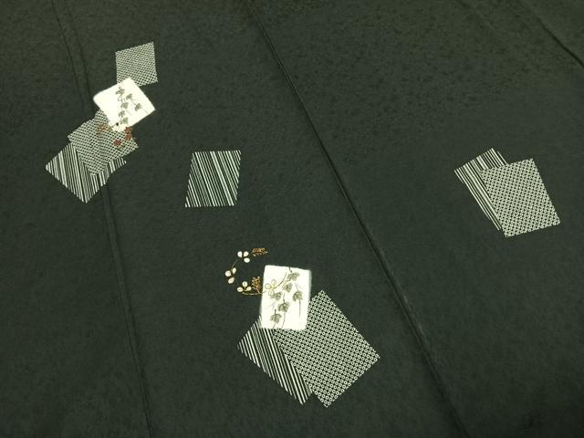 平和屋着物●訪問着　色紙重ね文　金彩　鈴乃屋扱い　正絹　逸品　未使用　AABJ4297fy
