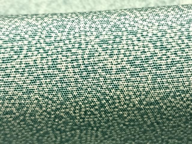 平和屋着物●江戸小紋　作家物　伊勢型彫　幾何学文様　正絹　逸品　AABJ4301fy