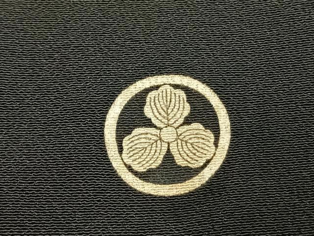 平和屋着物●豪華黒留袖　刺繍　花鳥文　金銀糸　金銀彩　高島屋扱い　正絹　逸品　AABJ4303fy