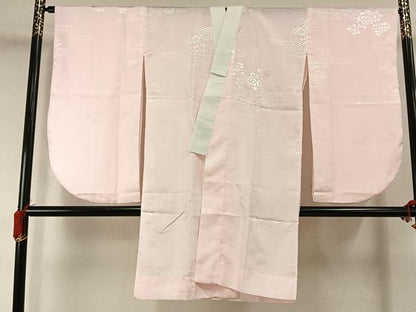 平和屋着物●小振袖　二尺袖・長襦袢(無双仕立て)・行灯袴セット　舞花文　暈し染め　洗える着物　AABJ4309fy