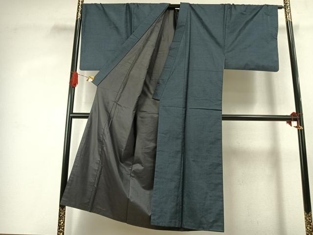 平和屋着物●男性　本場大島紬　アンサンブル　100亀甲　総詰め　正絹　逸品　AABJ4313fy