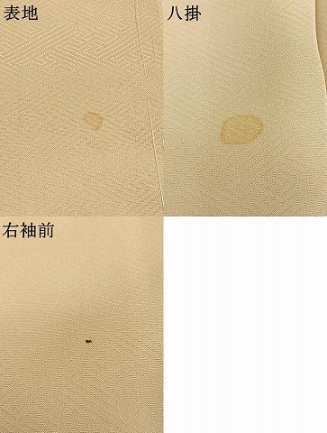 平和屋着物●訪問着　雪輪花文　金彩　正絹　逸品　AABJ4340fy