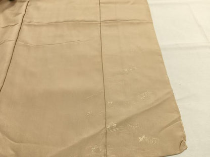 平和屋着物●訪問着　結幡染　草花文　暈し染め　金彩　仮絵羽　正絹　逸品　未使用　AABJ4343fy
