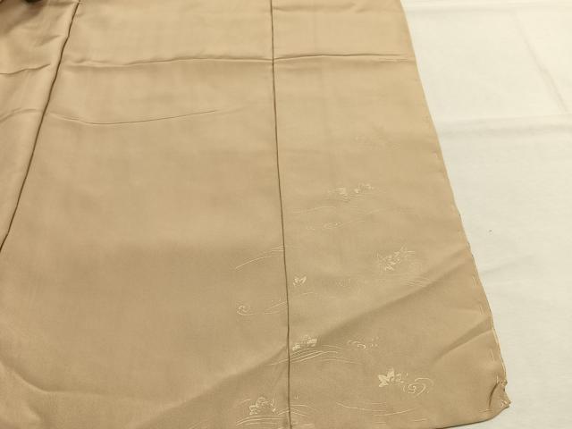 平和屋着物●訪問着　結幡染　草花文　暈し染め　金彩　仮絵羽　正絹　逸品　未使用　AABJ4343fy