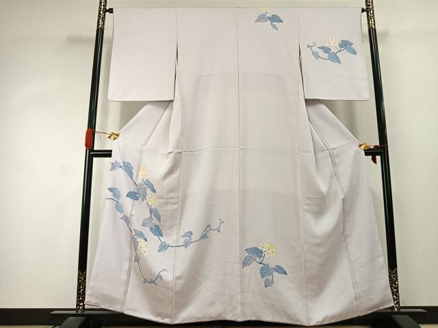 平和屋着物●訪問着　枝花文　ろうけつ染め　正絹　逸品　AABJ4344fy
