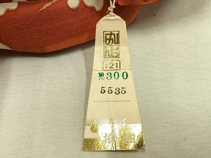 平和屋着物●豪華振袖　扇面花文　暈し染め　金糸　金彩　仮絵羽　逸品　未使用　AABJ4347fy