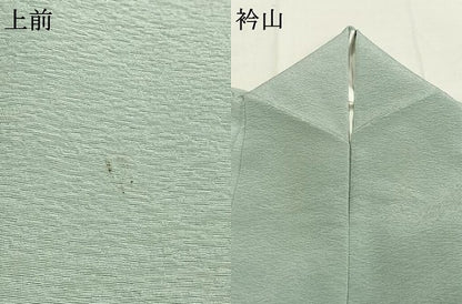 平和屋着物●豪華色留袖　総刺繍　草花文　金糸　正絹　逸品　AABJ4352fy