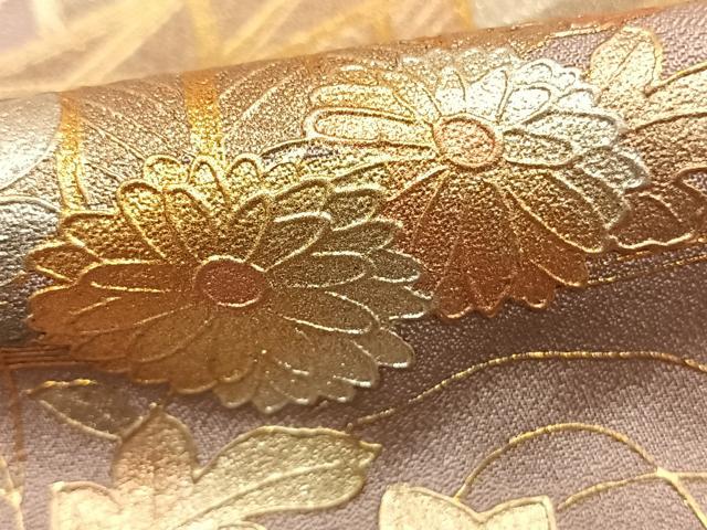 平和屋着物●金彩友禅　卓越技能者・名工・和田光正　訪問着　松竹梅　風景文　暈し染め　金銀彩　正絹　逸品　AABJ4357fy