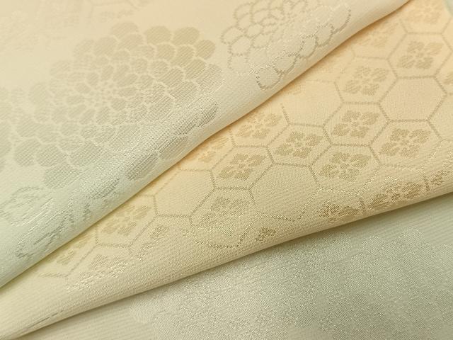 平和屋着物●長襦袢　無双仕立て　草花地紋　暈し染め　正絹　逸品　AABJ4365fy