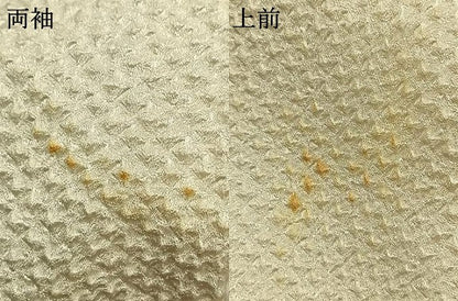 平和屋着物●訪問着　総絞り　花鳥文　金銀彩　正絹　逸品　AABJ4366fy