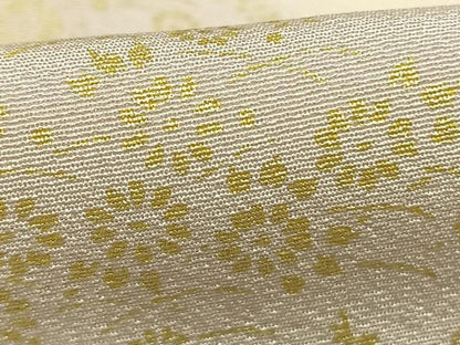 平和屋着物●訪問着　草花文　暈し染め　金彩　正絹　逸品　AABJ4367fy