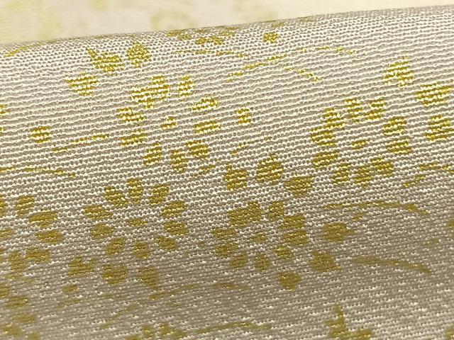 平和屋着物●訪問着　草花文　暈し染め　金彩　正絹　逸品　AABJ4367fy