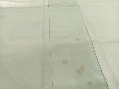 平和屋着物●訪問着　友禅　作家物　枝花文　暈し染め　正絹　逸品　AABJ4376fy