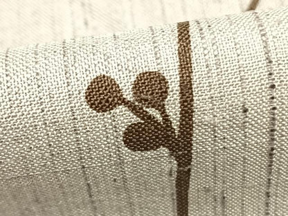 平和屋着物●上質な紬　唐草文　正絹　逸品　AABJ4417fy