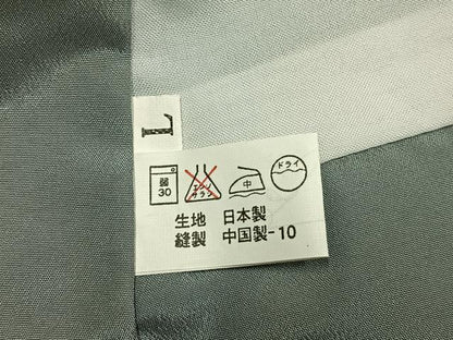 平和屋着物●色無地　秘色色　洗える着物　AABJ4422fy