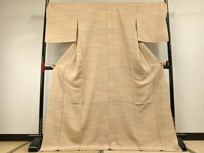 平和屋着物●上質な小紋　霞文　暈し染め　京都きもの友禅扱い　ロング丈　正絹　逸品　未使用　AABJ4428fy