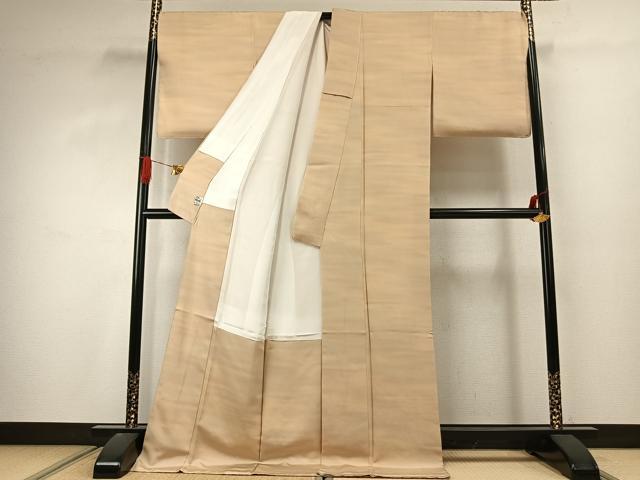 平和屋着物●上質な小紋　霞文　暈し染め　京都きもの友禅扱い　ロング丈　正絹　逸品　未使用　AABJ4428fy