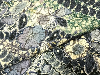 平和屋着物●訪問着　作家物　絞り　辻が花　暈し染め　金彩　正絹　逸品　AABJ4446fy