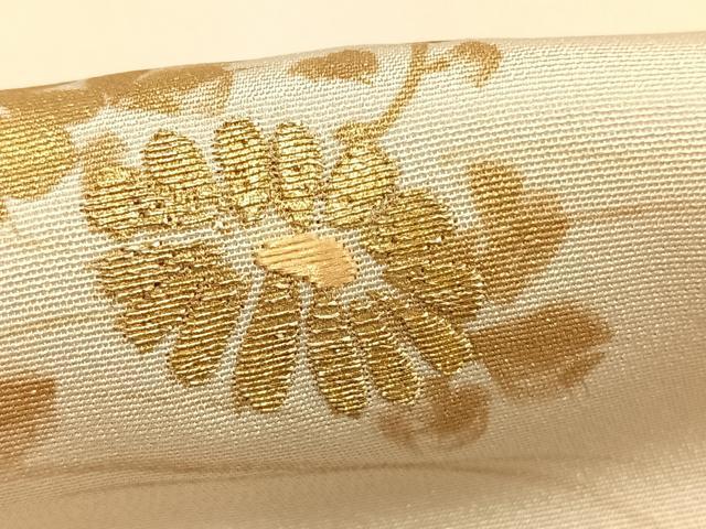 平和屋着物●創業460年・千總　訪問着　刺繍　草花文　暈し染め　金彩　伊勢丹扱い　正絹　逸品　AABJ4454fy