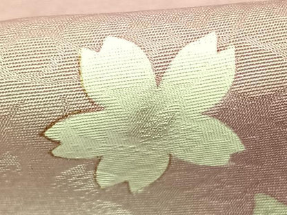 平和屋着物●上質な小紋　舞桜文　蛍暈し　正絹　逸品　AABJ4460fy
