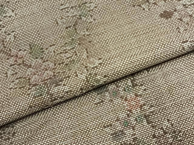 平和屋着物●本場大島紬　カタス9マルキ　草花文　正絹　逸品　未使用　AABJ4469fy