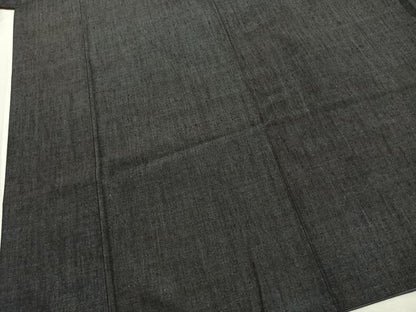 平和屋着物●男性　紬　アンサンブル　霞文　正絹　逸品　AABJ4476fy