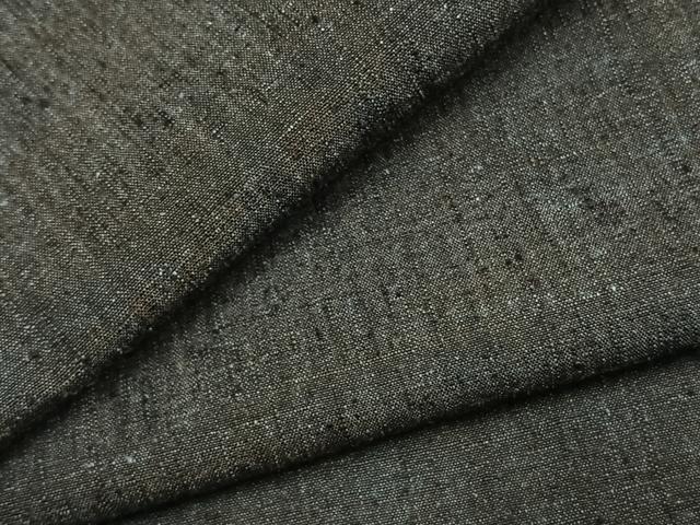 平和屋着物●男性　紬　アンサンブル　霞文　正絹　逸品　AABJ4476fy