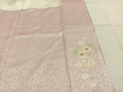 平和屋着物●訪問着　作家物　辻が花　暈し染め　金彩　金通し地　正絹　逸品　AABJ4488fy