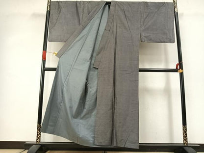 平和屋着物●男性　本場大島紬　アンサンブル　霞文　キングサイズ　正絹　逸品　AABJ4506fy