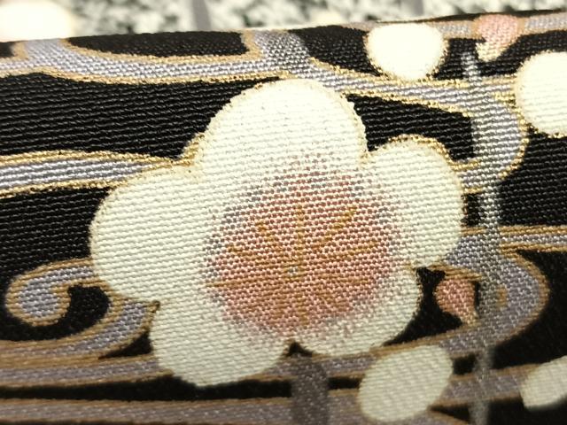 平和屋着物●訪問着　枝梅文　たたき染め　鈴乃屋扱い　正絹　逸品　AABJ4520fy