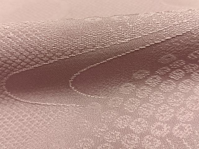 平和屋着物●上質な色無地　流水地紋　紅藤色　正絹　逸品　AABJ4522fy