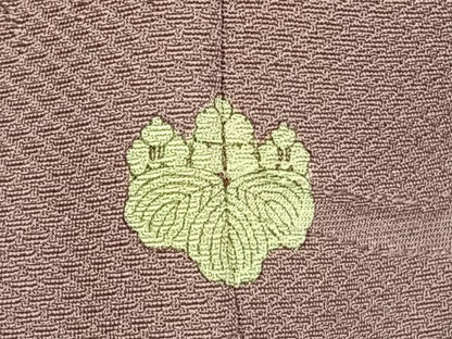 平和屋着物●上質な色無地　流水地紋　紅藤色　正絹　逸品　AABJ4522fy
