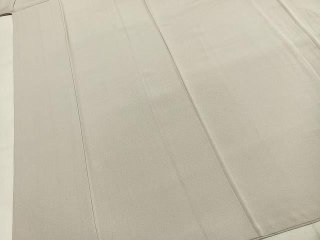 平和屋着物●上質な色無地　作家物　素色　正絹　逸品　AABJ4538fy