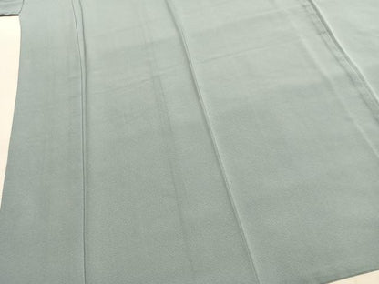 平和屋着物●上質な色無地　秘色色　鈴乃屋扱い　正絹　逸品　AABJ4559fy