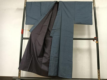 平和屋着物●男性　本場大島紬　100亀甲　総詰め　正絹　逸品　AABJ4573fy