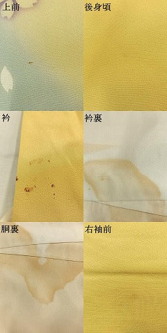 平和屋着物●豪華振袖　舞桜文　暈し染め　金彩　正絹　逸品　AABJ4610fy