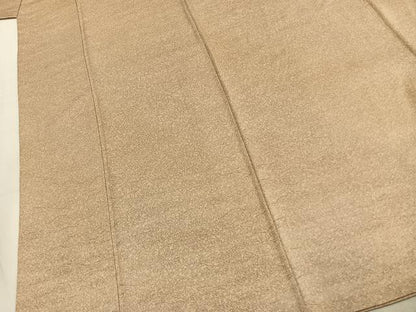平和屋着物●上質な小紋　霞文　浅黄色　正絹　逸品　AABJ4612fy