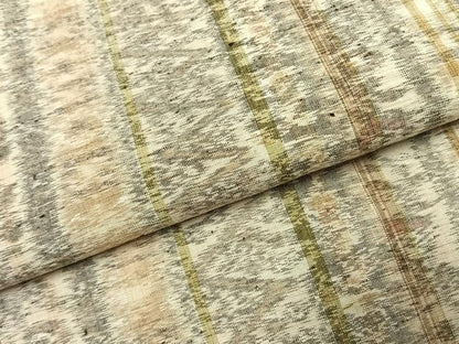 平和屋着物●上質な紬　間道　正絹　逸品　AABJ4614fy