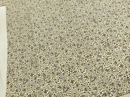 平和屋着物●上質な小紋　型染め　草花文　暈し染め　正絹　逸品　AABJ4635fy