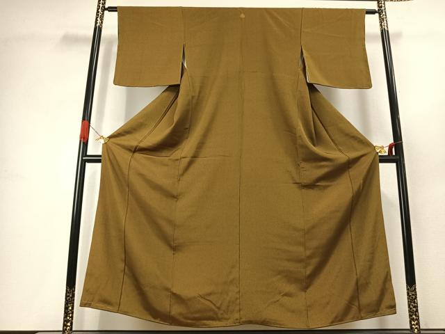 平和屋着物●重要無形文化財　人間国宝　中村勇二郎　江戸小紋　古代菊　正絹　逸品　未使用　AABJ4637fy