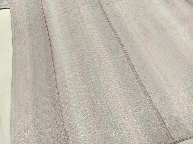 平和屋着物●上質な小紋　縞　暈し染め　丹後ちりめん　反端付き　正絹　逸品　AABJ4640fy